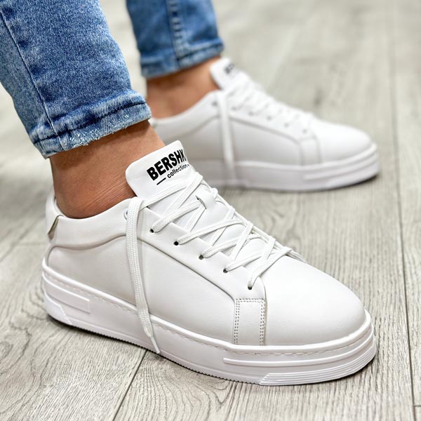 کفش مردانه مدل برشکا رنگ سفید کد 5697