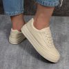 کفش کتونی زنانه ساده رنگ کرم مدل ونس vans کد 27790