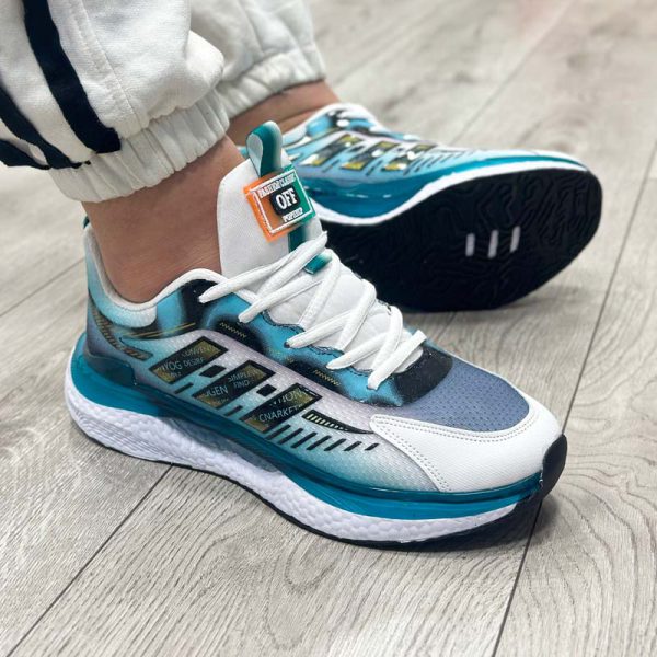 کتونی اسپرت مردانه مدل ADIDAS آدیداس رنگ آبی سفید کد 57905