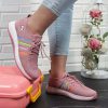 کتونی اسکیچرز زنانه skechers ورزشی رنگ صورتی کد 29000