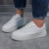 کفش کتونی زنانه ساده رنگ سفید مدل ونس vans کد 27890