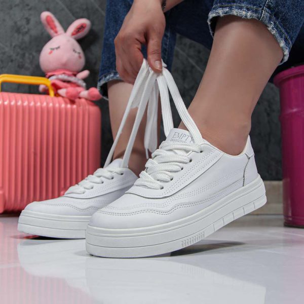 کفش کتونی زنانه ساده رنگ سفید مدل ونس vans کد 27890