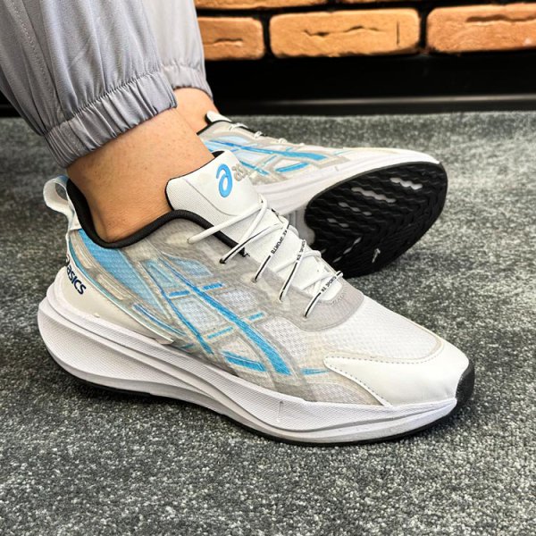 کتونی مردانه مدل اسیکس ASICS رنگ سفید آبی کد 5770