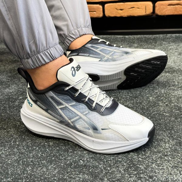 کتونی مردانه مدل اسیکس ASICS رنگ سفید مشکی کد 5760