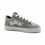 کتونی اسپرت مردانه مدل امیری 3 ستاره رنگ طوسی کد 44172