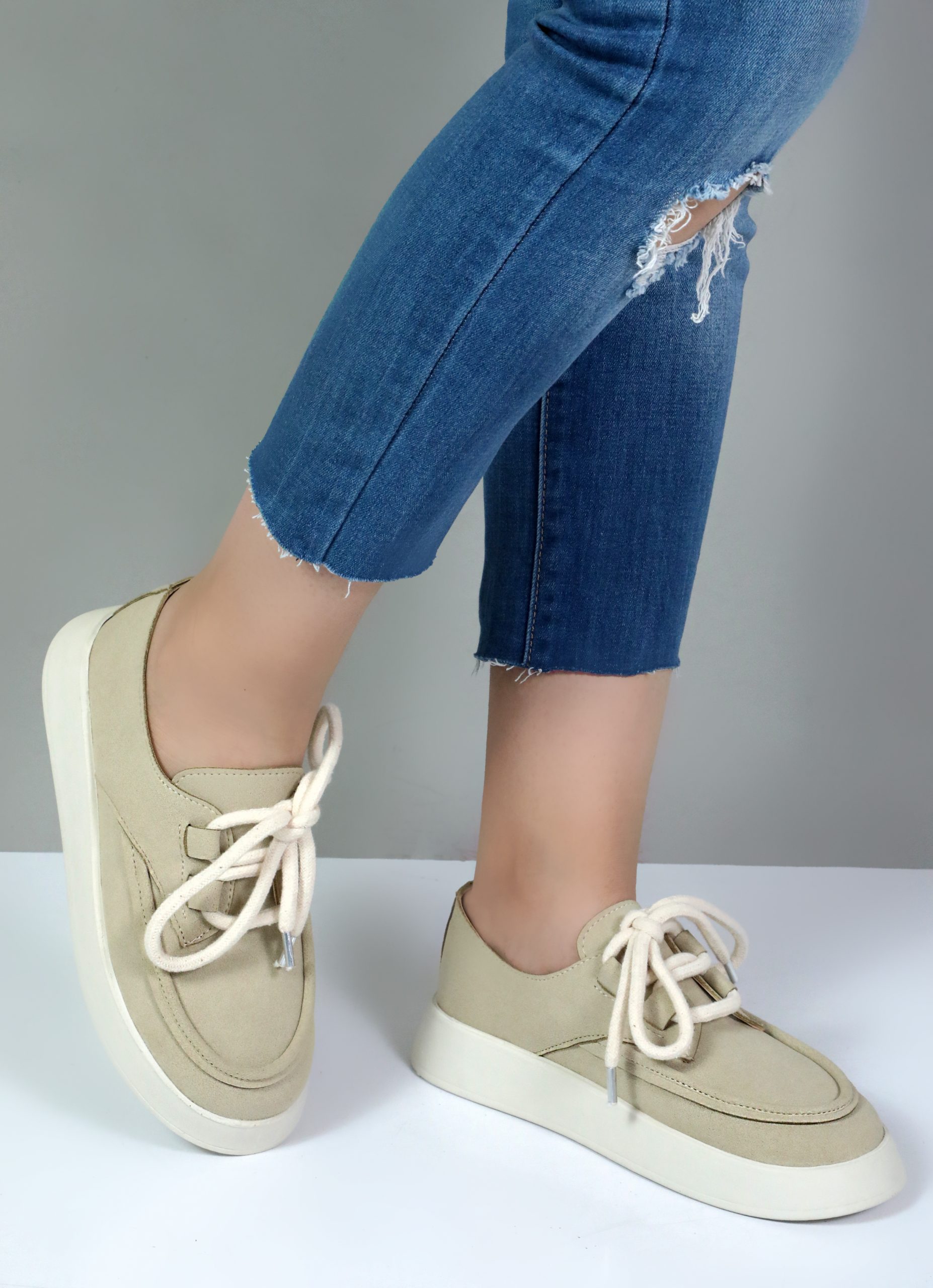 کالج زنانه جنس اشبالت جیر رنگ خاکی کد 88630