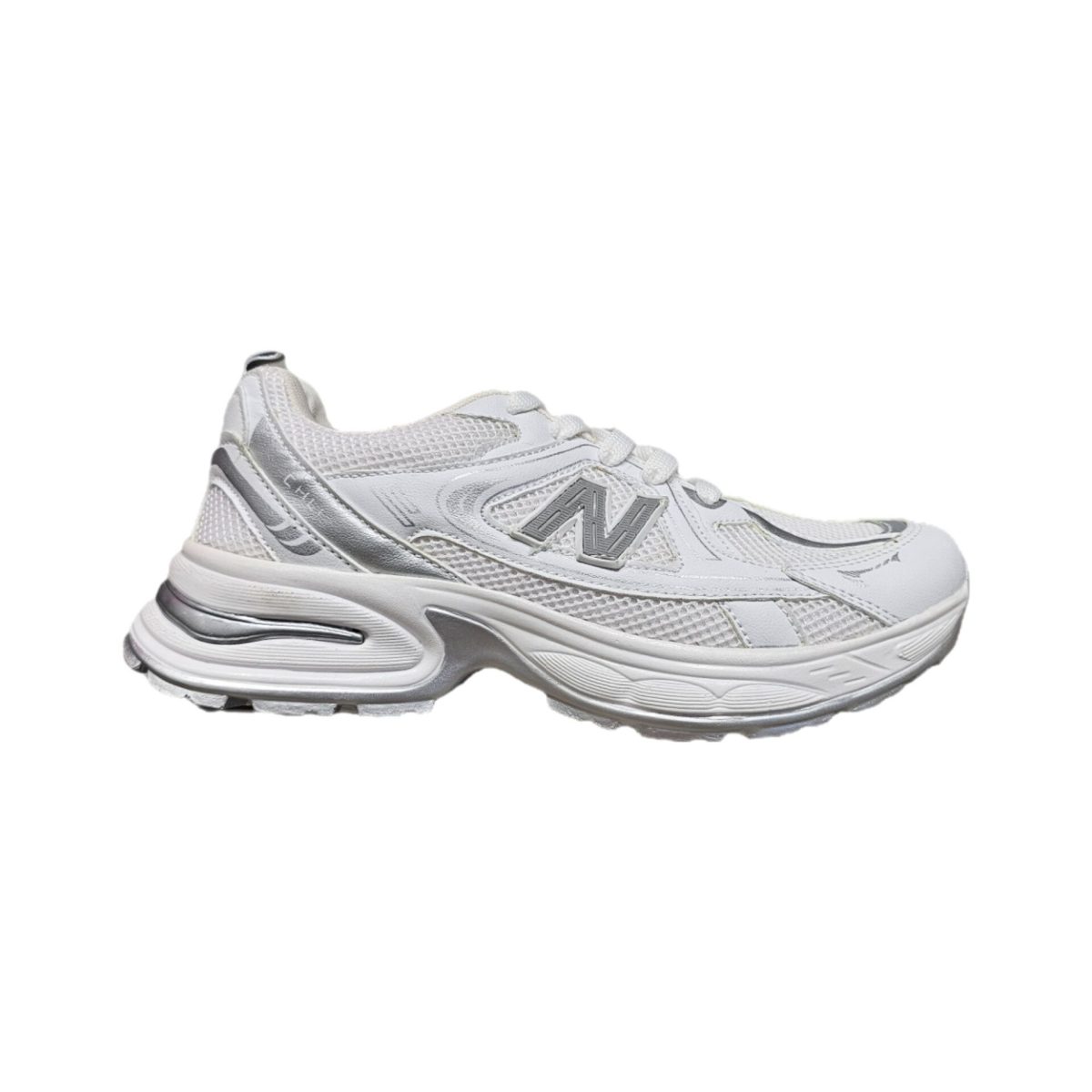 کتونی اسپرت زنانه رنگ سفید یاسی مدل نیوبالانس New balance کد 51161