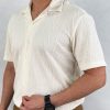 پیراهن مردانه طنابی لوزی انگلیسی رنگ سفید کد 67402