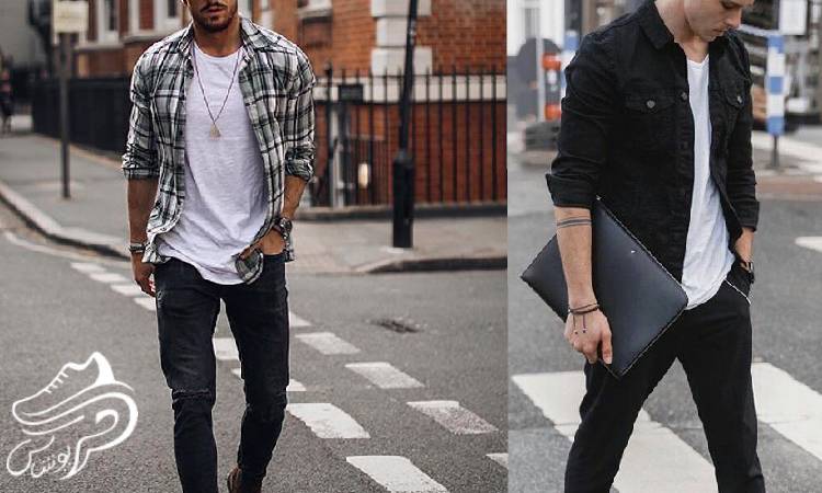 انتخاب کفش مناسب بر اساس مدل شلوار در راستای ست کردن شلوار با تیشرت یا پیراهن