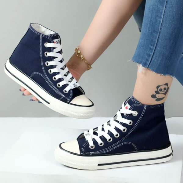 کتونی اسپرت زنانه مدل آل‌استار کانورس Converse رنگ سرمه‌ای کد 99842