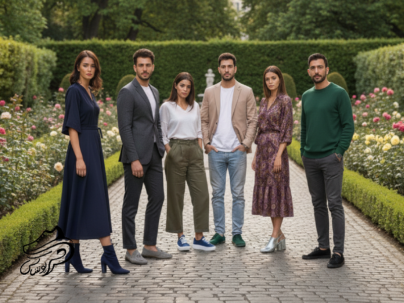 استایل انواع رنگ کفش با انواع رنگ لباس