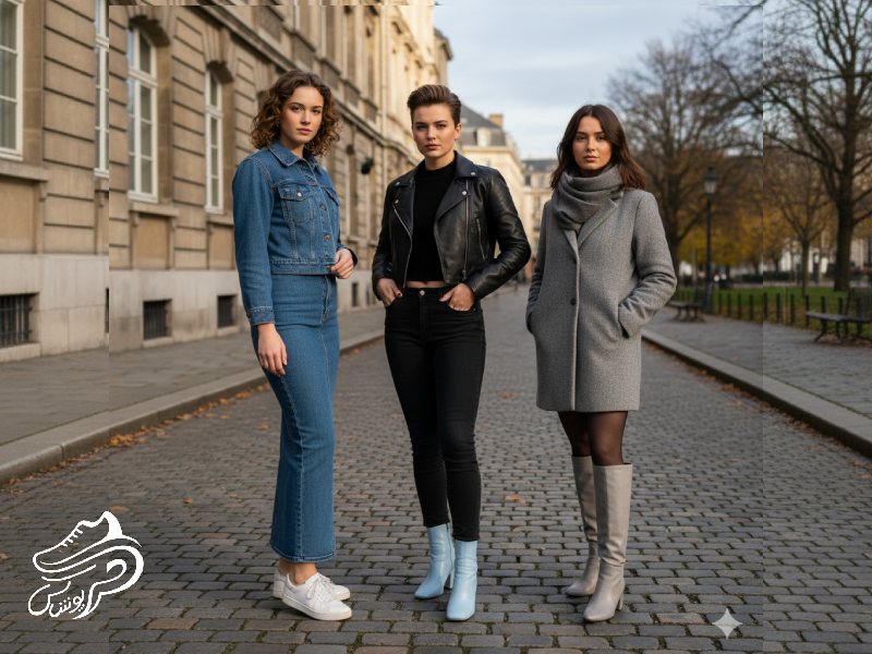 کفش های رنگ روشن انتخابی جسورانه برای استایل پاییزی