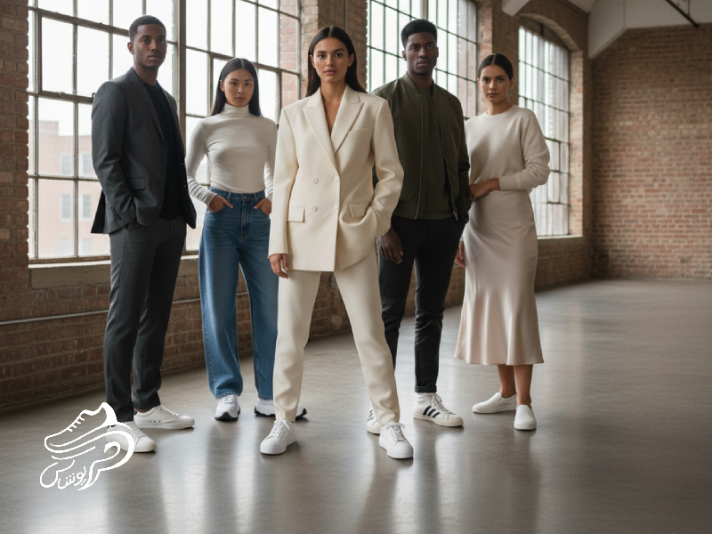 ایده‌ بهترین استایل با کتونی سفید