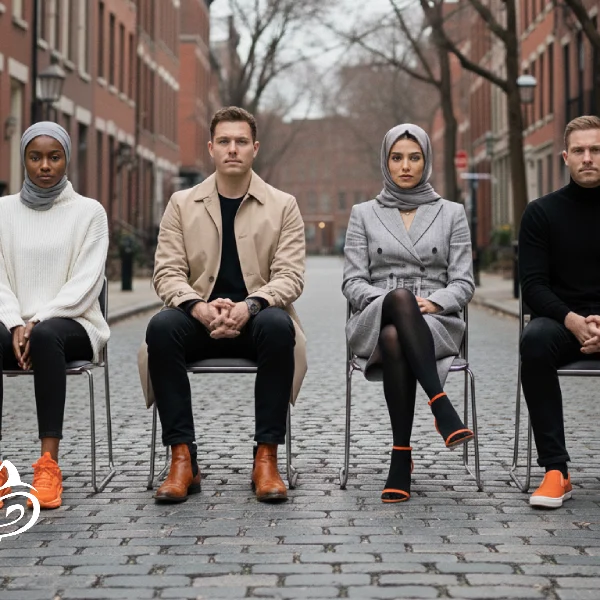 ست کردن کفش نارنجی