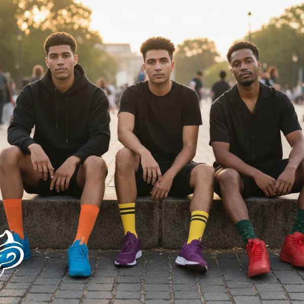 با جوراب و کفش رنگی، استایل خود را به سطحی بالاتر ببرید