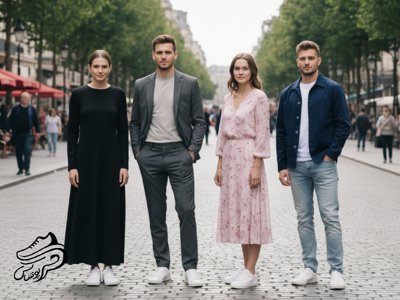 کفش سفید را با چه رنگ لباسی ست کنیم؟