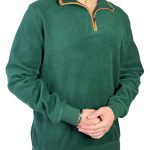 سلانیک نیم زیپ مردانه رنگ سبز کد