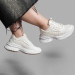 کتونی اسپرت زنانه مدل فشیون راحتی رنگ سفید کد 053745