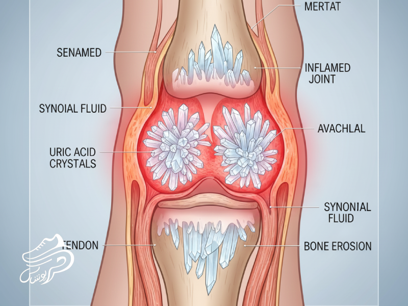 راهکارهای درمانی نقرس در پا
