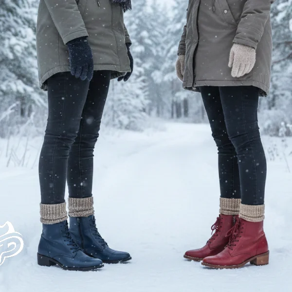 راز ماندگاری کفش‌های چرمی رنگی در زمستان‌های سخت