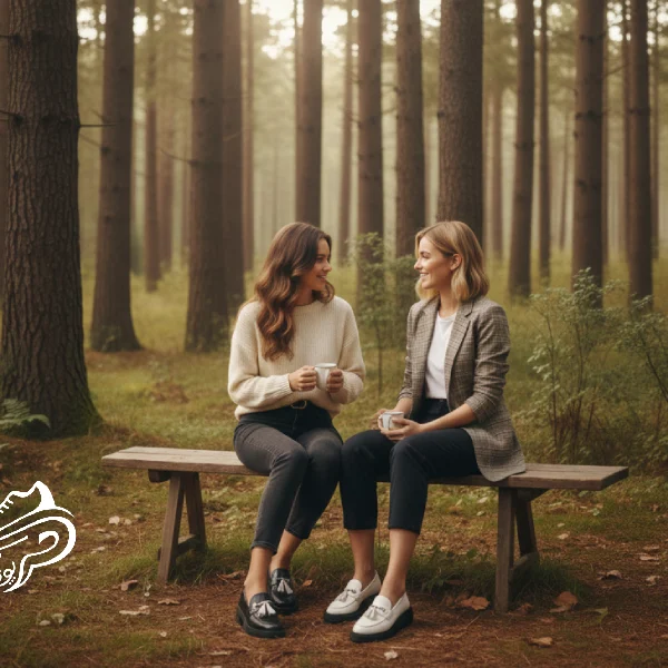 استایل کلاسیک با کفش‌ کالج