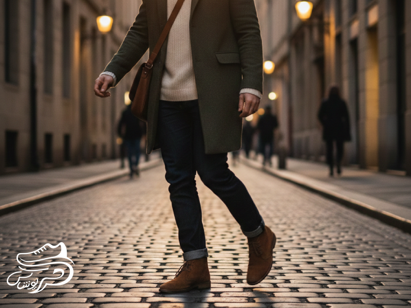راهنمای ست کردن بوت و نیم بوت با لباس رسمی