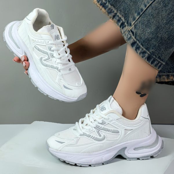 کتونی اسپرت زنانه مدل نیوبالانس 997 رنگ تمام سفید کد 12286