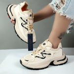 کتونی اسپرت زنانه مدل نیوبالانس 997 رنگ کرم مشکی کد 12282