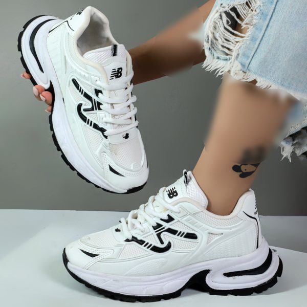 کتونی اسپرت زنانه مدل نیوبالانس 997 رنگ سفید مشکی کد 12283