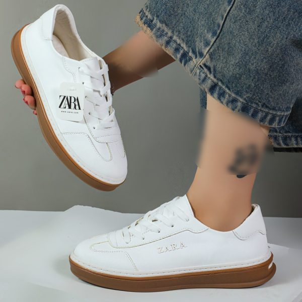 کفش کتونی زنانه زارا zara رنگ سفید کد 03101