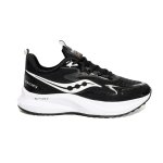 کتونی اسپرت ست مردانه زنانه مدل ساکونی Saucony رنگ مشکی زیره سفید کد 51208