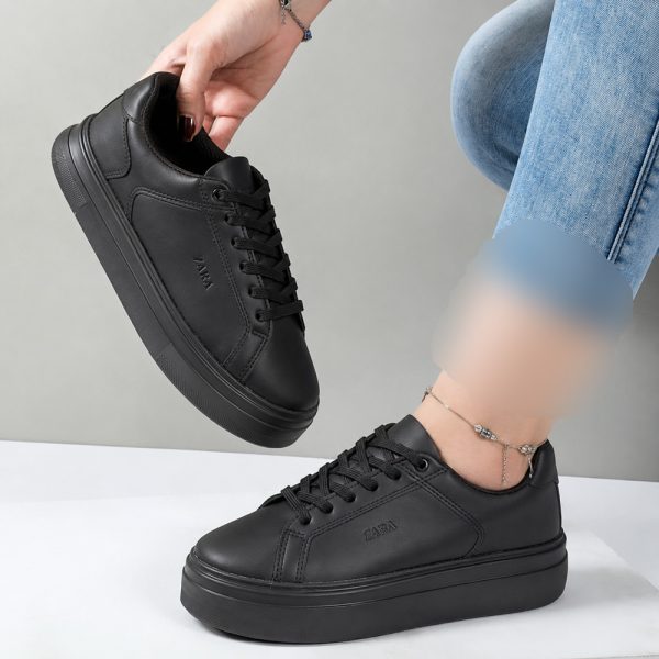 کفش ونس ساده زنانه مدل زارا Zara رنگ مشکی کد 51497